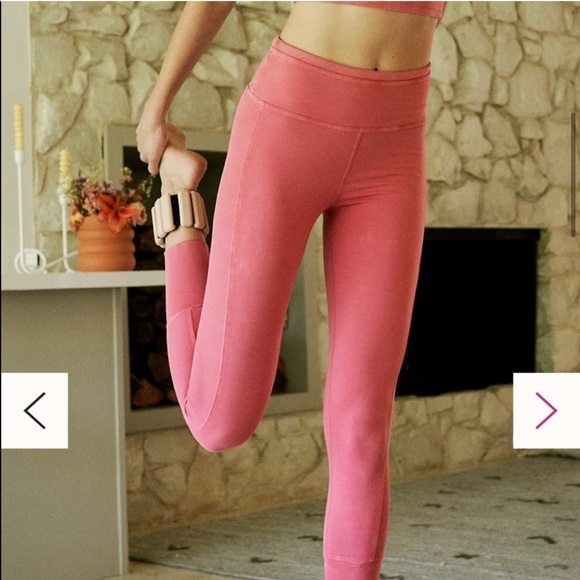 Free People Hot Shot Leggings Snapdragon Pink - Picture 5 of 8